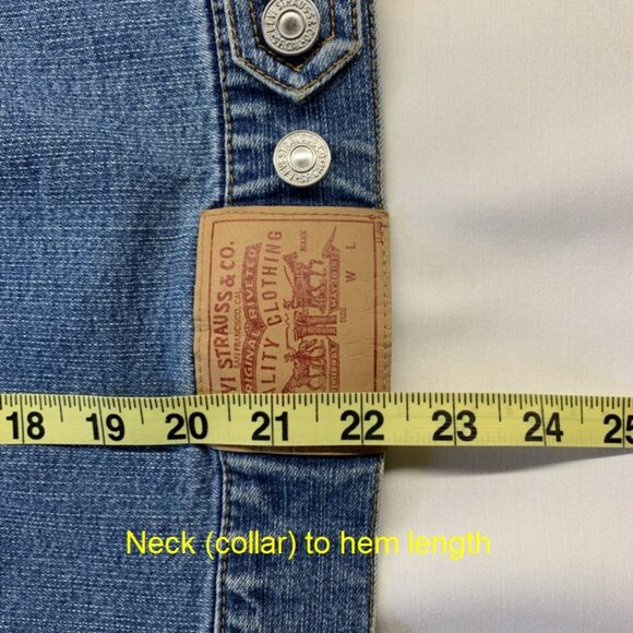 Genuine Levi's Red Tab Jeans Jacket Small - Picture 6 of 15